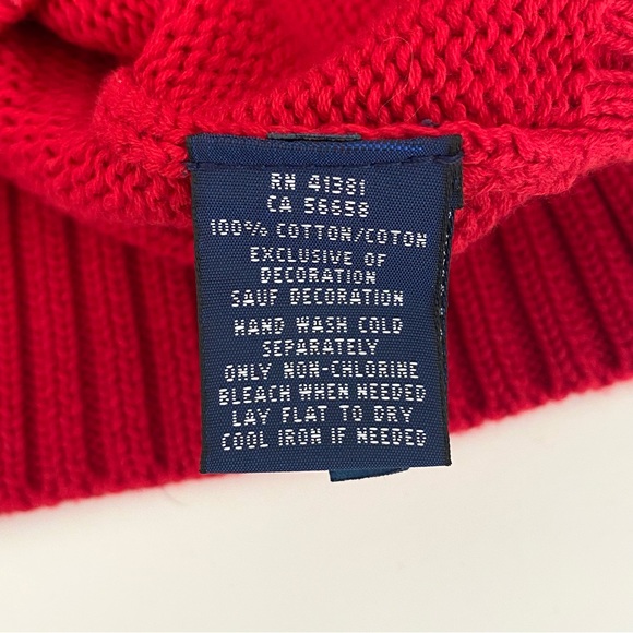 Ralph Lauren Polo Women’s Shawl Collar Sweater in Red XL - Picture 5 of 5